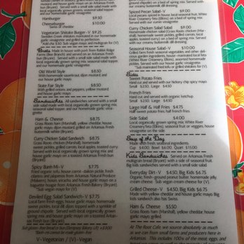 The Root Cafe - Lunch menu - Cafes Near Me - Little Rock, Arkansas The Root Cafe - Lunch menu - Cafes Near Me - Little Rock, Arkansas