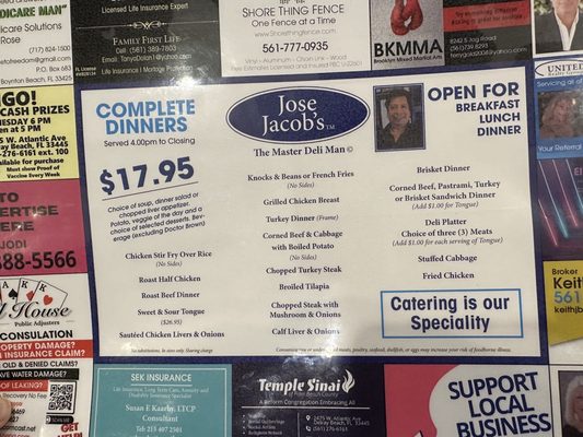 Menu photo 7 Jacob's Restaurant Boynton Beach, FL