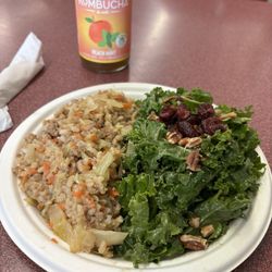For His Temple Family Foods - Egg roll for in a bowl and kale power salad