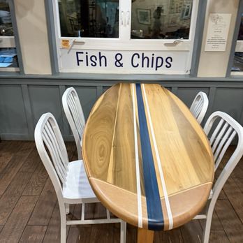 Coconuts Fish Cafe - Surf board tables! - Seafood Near Me - Kihei, Hawaii Coconuts Fish Cafe - Surf board tables! - Seafood Near Me - Kihei, Hawaii