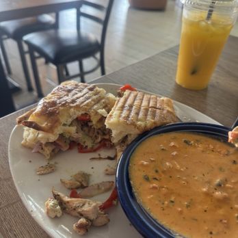 The Garden Coffee - Basil Panini and Tomato Soup - Desserts Near Me - Phoenix, Arizona