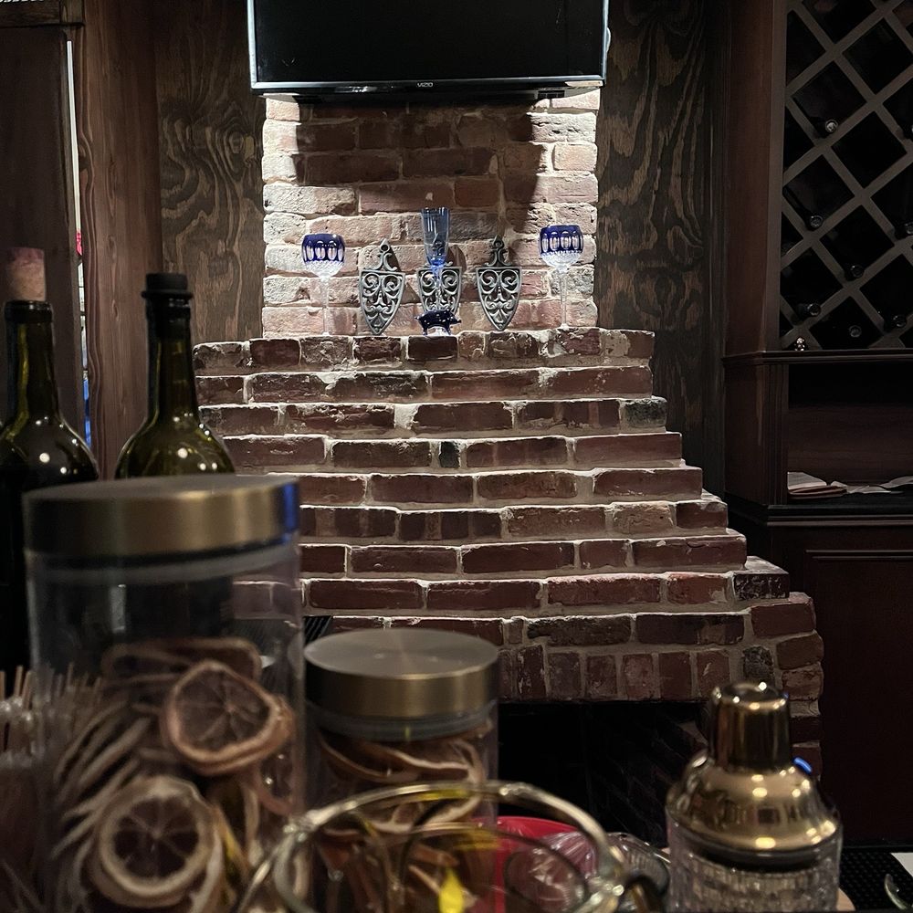 Back bar area.