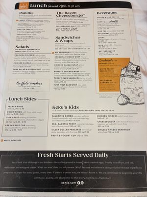 Menu photo 2 Keke's Breakfast Cafe Fort Worth, TX Menu photo 2 Keke's Breakfast Cafe Fort Worth, TX