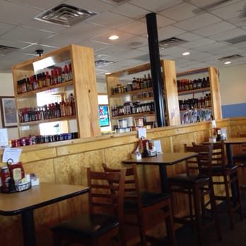 Snapper's Seafood - Here is the hot sauce area where you can pick up your favorite one. Lots to choose from. - Seafood Near Me - Biloxi, Mississippi Snapper's Seafood - Here is the hot sauce area where you can pick up your favorite one. Lots to choose from. - Seafood Near Me - Biloxi, Mississippi