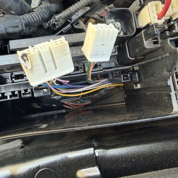 Collision Champs - More photos of the electrical damage and exposed wiring they sent me home with after the repair. - Body Shops Near Me - Las Vegas, Nevada Collision Champs - More photos of the electrical damage and exposed wiring they sent me home with after the repair. - Body Shops Near Me - Las Vegas, Nevada