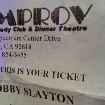 Irvine Improv - Checking out Bobby Slayton on a Friday night. - Comedy Clubs Near Me - Irvine, California Irvine Improv - Checking out Bobby Slayton on a Friday night. - Comedy Clubs Near Me - Irvine, California
