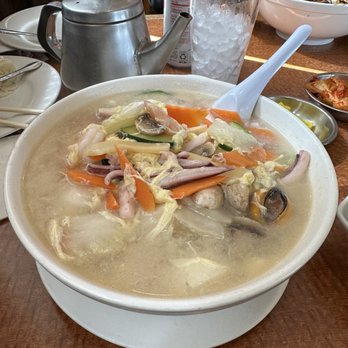 Koong's - Seafood noodle soup in light broth - Chinese Near Me - Milpitas, California Koong's - Seafood noodle soup in light broth - Chinese Near Me - Milpitas, California