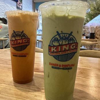 King Ramen & Dumpling - Green T11. Matcha Milk Tea T11. & T10. Thai Milk Tea T10. - Coffee & Tea Near Me - Lewisville, Texas King Ramen & Dumpling - Green T11. Matcha Milk Tea T11. & T10. Thai Milk Tea T10. - Coffee & Tea Near Me - Lewisville, Texas