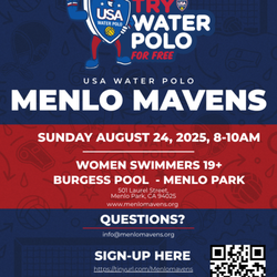 Menlo Mavens Master Water Polo - Flyer