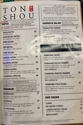 Menu photo 6 Ton Shou Las Vegas, NV Menu photo 6 Ton Shou Las Vegas, NV