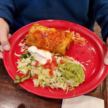 El Sombrero Mexican Restaurant - Chimichanga with no rice or beans - Tacos Near Me - Rapid City, South Dakota