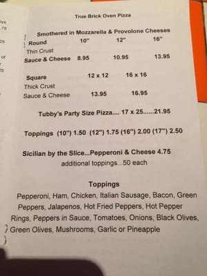 Menu photo 5 Tubby's Cafe Clarksburg, WV Menu photo 5 Tubby's Cafe Clarksburg, WV