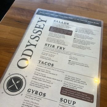 Odyssey World Cafe - Menú - Cafes Near Me - Paso Robles, California