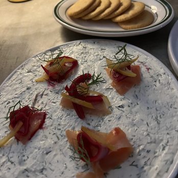 Coucou - Farmers Cheese with smoked salmon - Cocktail Bars Near Me - Venice, California Coucou - Farmers Cheese with smoked salmon - Cocktail Bars Near Me - Venice, California
