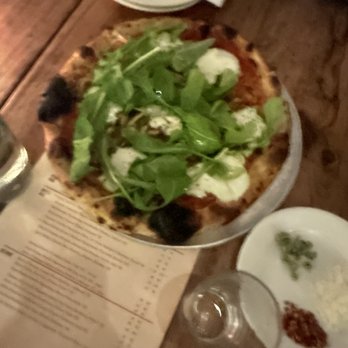 Gjelina - So so so good!! Pomodoro - Confi T Tomato , Oregano & Green Olive Oil Pizza - New American Near Me - Venice, California Gjelina - So so so good!! Pomodoro - Confi T Tomato , Oregano & Green Olive Oil Pizza - New American Near Me - Venice, California