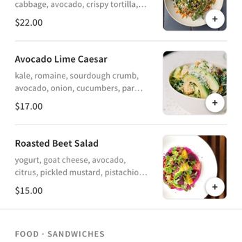 Lulu’s Winegarden - Salad menu - Wine Bars Near Me - Washington, DC, District of Columbia