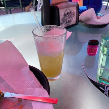 Gustav's - Leavenworth Castaway (signature drink; rum, vanilla Absolut and pineapple juice, whipped to a luscious frenzy!) - German Near Me - Leavenworth, Washington Gustav's - Leavenworth Castaway (signature drink; rum, vanilla Absolut and pineapple juice, whipped to a luscious frenzy!) - German Near Me - Leavenworth, Washington