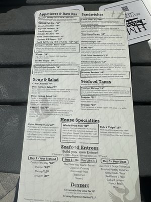 Menu photo 1 Dixie Fish Co Fort Myers Beach, FL Menu photo 1 Dixie Fish Co Fort Myers Beach, FL