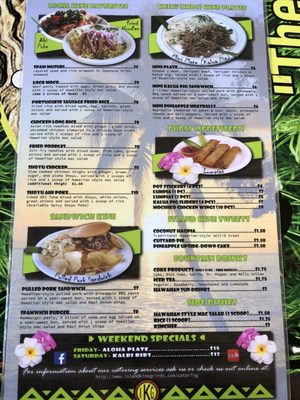 Menu photo 4 Aloha island Grill Nampa, ID