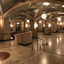 Supreme Court of Ohio - Shot of the "Native American Lobby" - the traditional entrance to the building, temporarily shut down due to door maintenance issues.