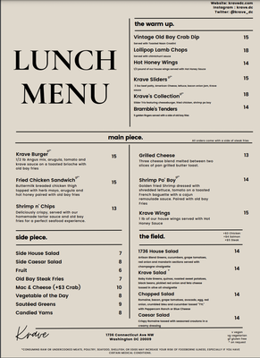 Krave Restaurant & Lounge by null