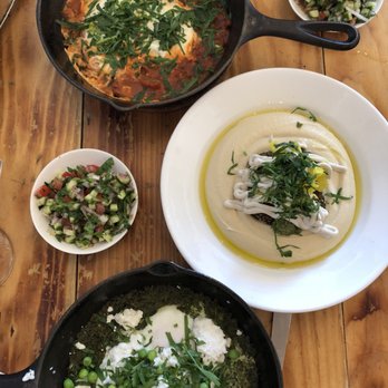 Levantine - Hummus Falafel, Green Shakshuka Brunch, Shakshuka - Mediterranean Near Me - Brooklyn, New York