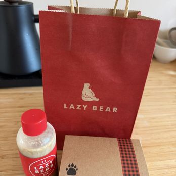 Lazy Bear - Post meal gift (cold brew and banana bread) - New American Near Me - San Francisco, California Lazy Bear - Post meal gift (cold brew and banana bread) - New American Near Me - San Francisco, California