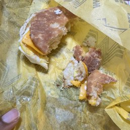Bacon, Egg, Cheese #22 Biscuit Sandwich. Bacon, Egg, Cheese #22 Biscuit Sandwich.