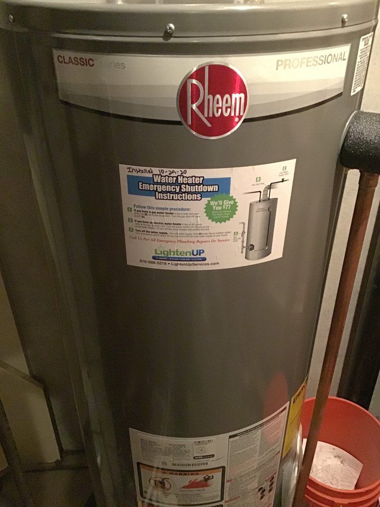 Slide of Lighten Up Plumbing, Heating, Cooling and Electric