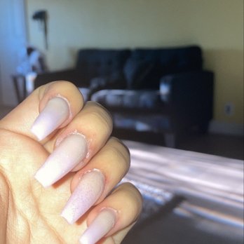 Happiness Nails - Lavander Ombré Set - Nail Salons Near Me - Pomona, California Happiness Nails - Lavander Ombré Set - Nail Salons Near Me - Pomona, California