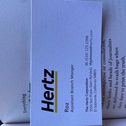 Hertz Rent A Car - Absolutely the worst customer service I've ever received.