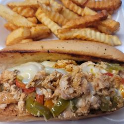 3 Little Chicks - Cajun salmon philly