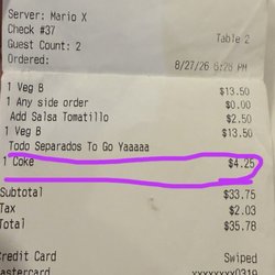 Plaza Garibaldi Mexican Restaurant - Coke $4.25