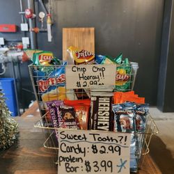 Bad Axe Throwing Alexandria - Snacks available for purchase