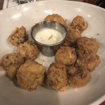 Saltgrass Steak House - Fried mushroom with Parmesan dust - Steakhouses Near Me - Waco, Texas Saltgrass Steak House - Fried mushroom with Parmesan dust - Steakhouses Near Me - Waco, Texas