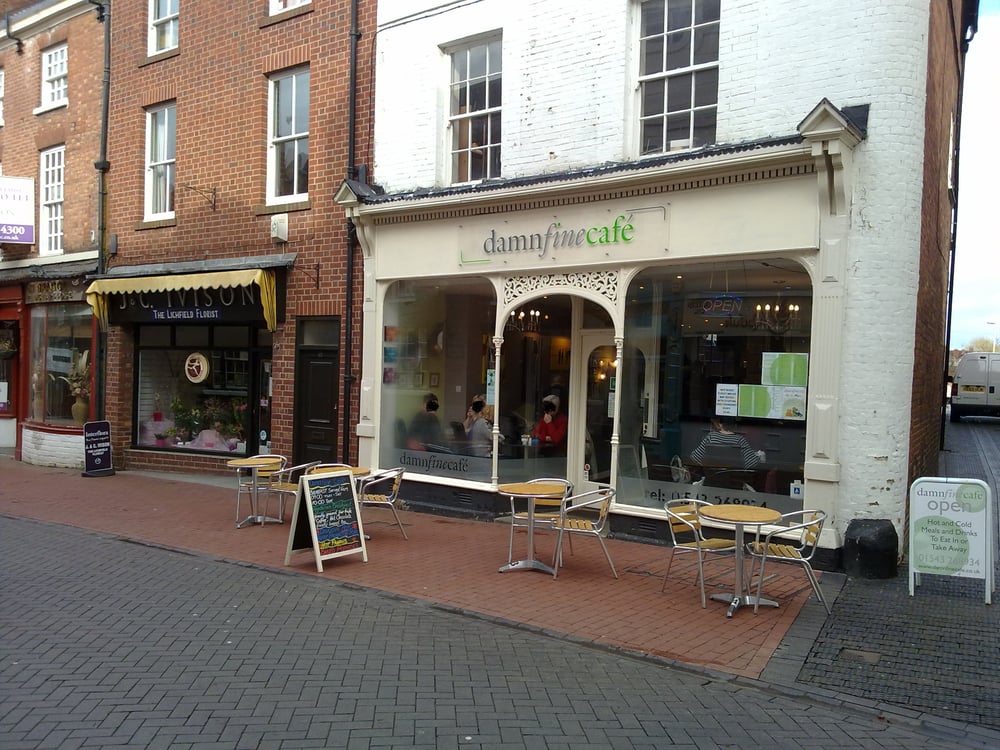 DAMN FINE CAFE 16 Bird Street, Lichfield, Staffordshire, United