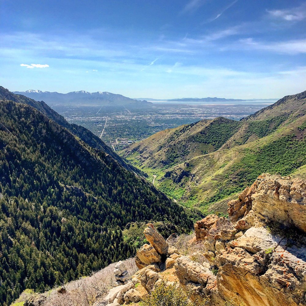 Desolation Trail - The Salt Lake overlook, about 2 miles in. - Hiking Near Me - Salt Lake City, Utah