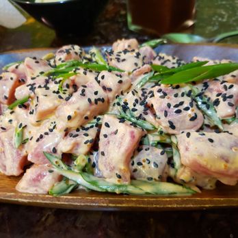 Kehau's Kitchen - Spicy ahi poke - Hawaiian Near Me - Aiea, Hawaii Kehau's Kitchen - Spicy ahi poke - Hawaiian Near Me - Aiea, Hawaii