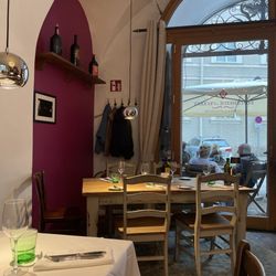 Inside the restaurant