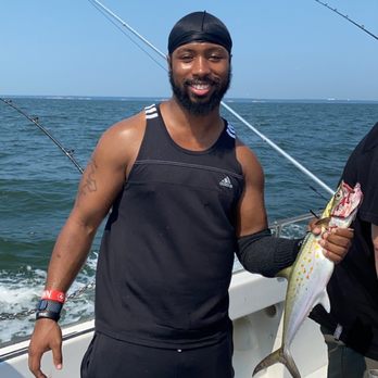 Katherine Charter Fishing - Man catches fish. - Fishing Near Me - Chesapeake Beach, Maryland