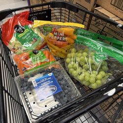 Safeway - Getting snacks cuz we've been lacking fresh fruits and veggies from all our eating out