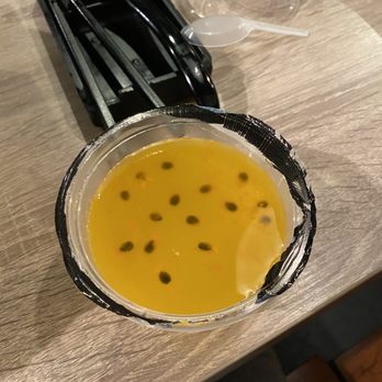Boiling Point - Passion fruit pudding - Taiwanese Near Me - Irvine, California Boiling Point - Passion fruit pudding - Taiwanese Near Me - Irvine, California