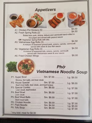 Menu photo 6 Pho C&C Chico, CA