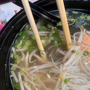 Paris Banh Mi - Hair in the shrimp pho - Vietnamese Near Me - McDonough, Georgia