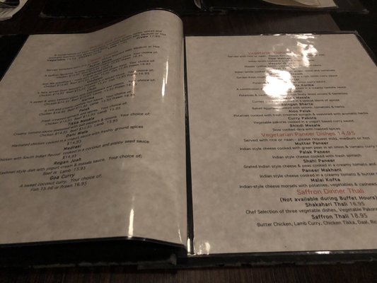 Menu photo 2 Saffron Indian Cuisine Burnaby, BC Menu photo 2 Saffron Indian Cuisine Burnaby, BC