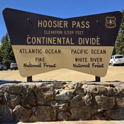 Hoosier Pass - Sign 09-24-2025