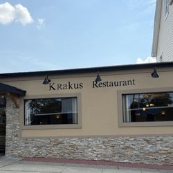 Krakus Restaurant - Front of restaurant.