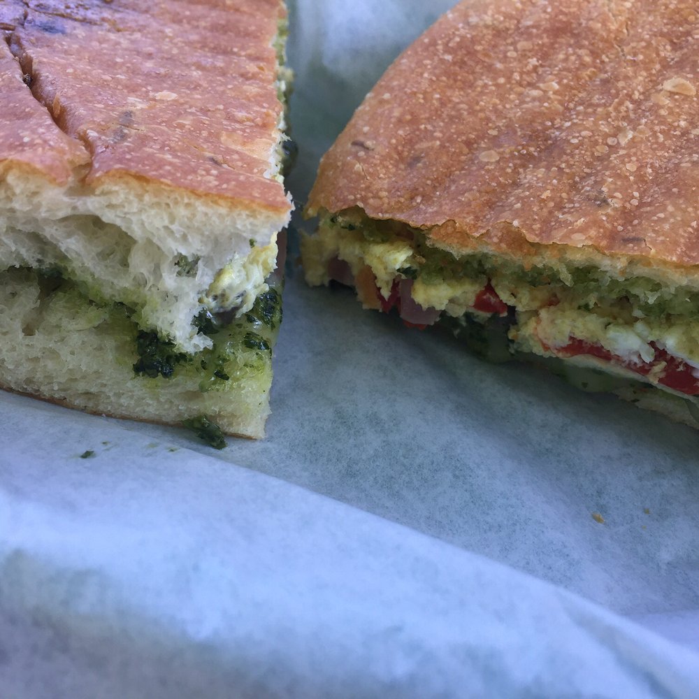 Cloud Forest Cafe - Breakfast pesto panini was delicious!!! - Coffee & Tea Near Me - Davis, California