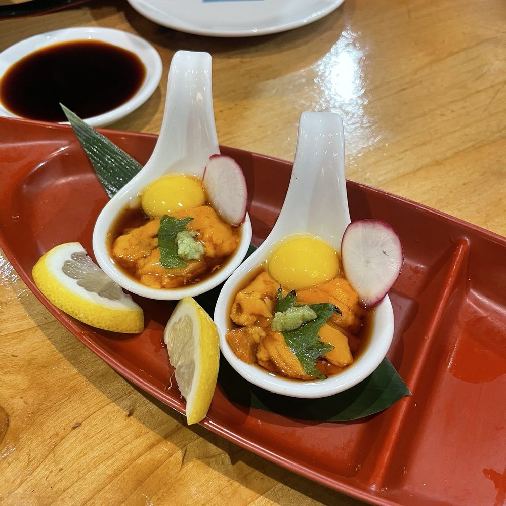 Miyabi Restaurant - Uni Shot - Japanese Near Me - Tukwila, Washington
