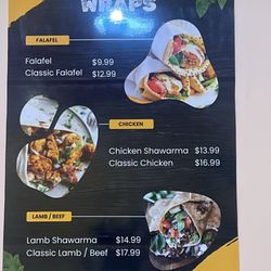 Paradise Punch - Menu